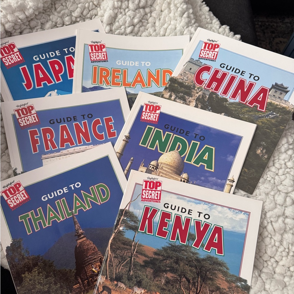 Set of 7 Travel Guide Children’s Books